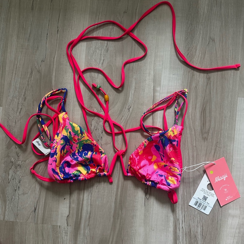 Maaji Pink Bikini Top